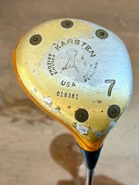 Vintage Ping Zing Karsten Blonde 7-Wood RH JZ Steel Shaft Original Dylagrip 41”
